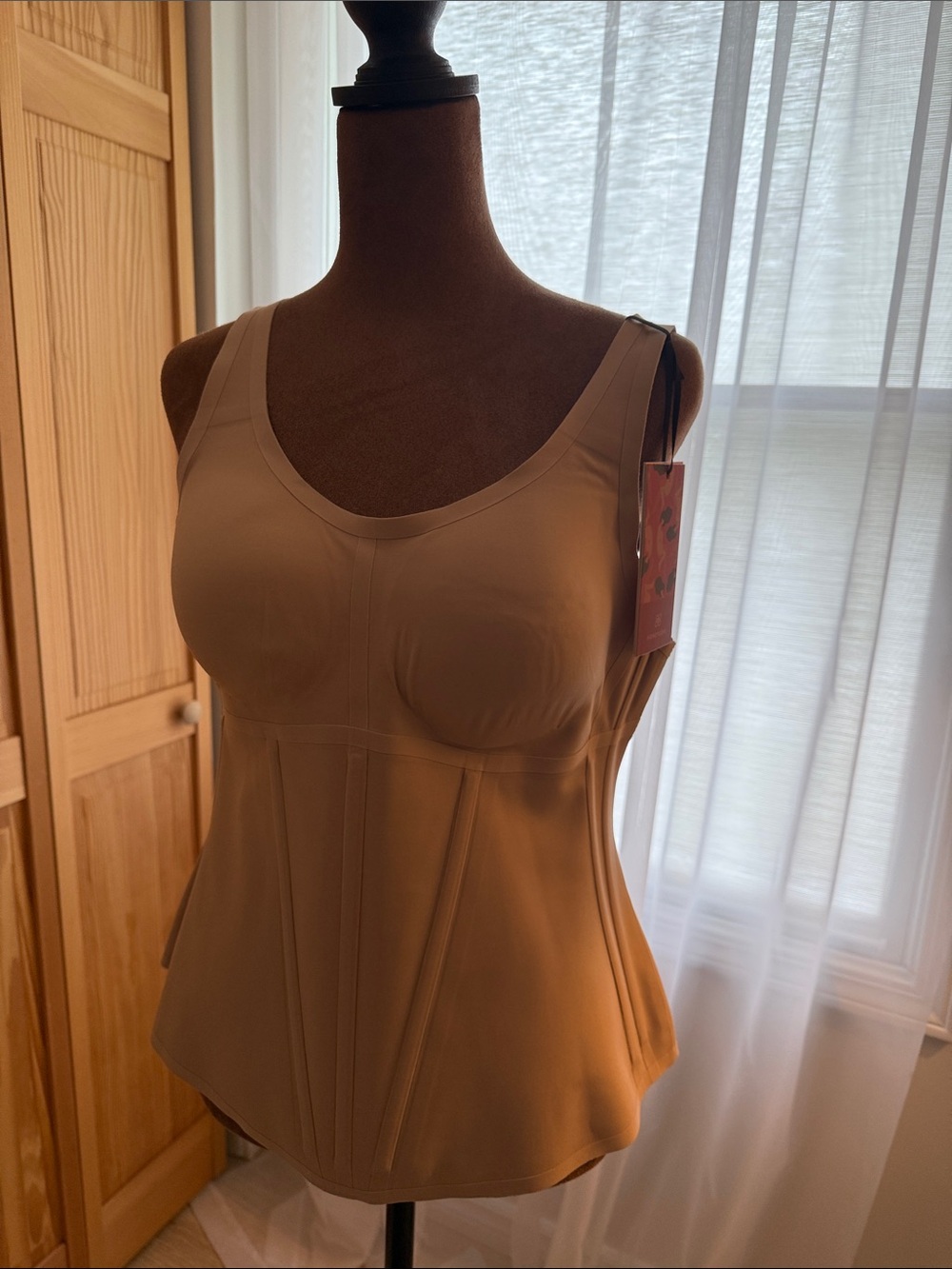 Honeylove Boldness Tank — Sand Neutral XL NWT